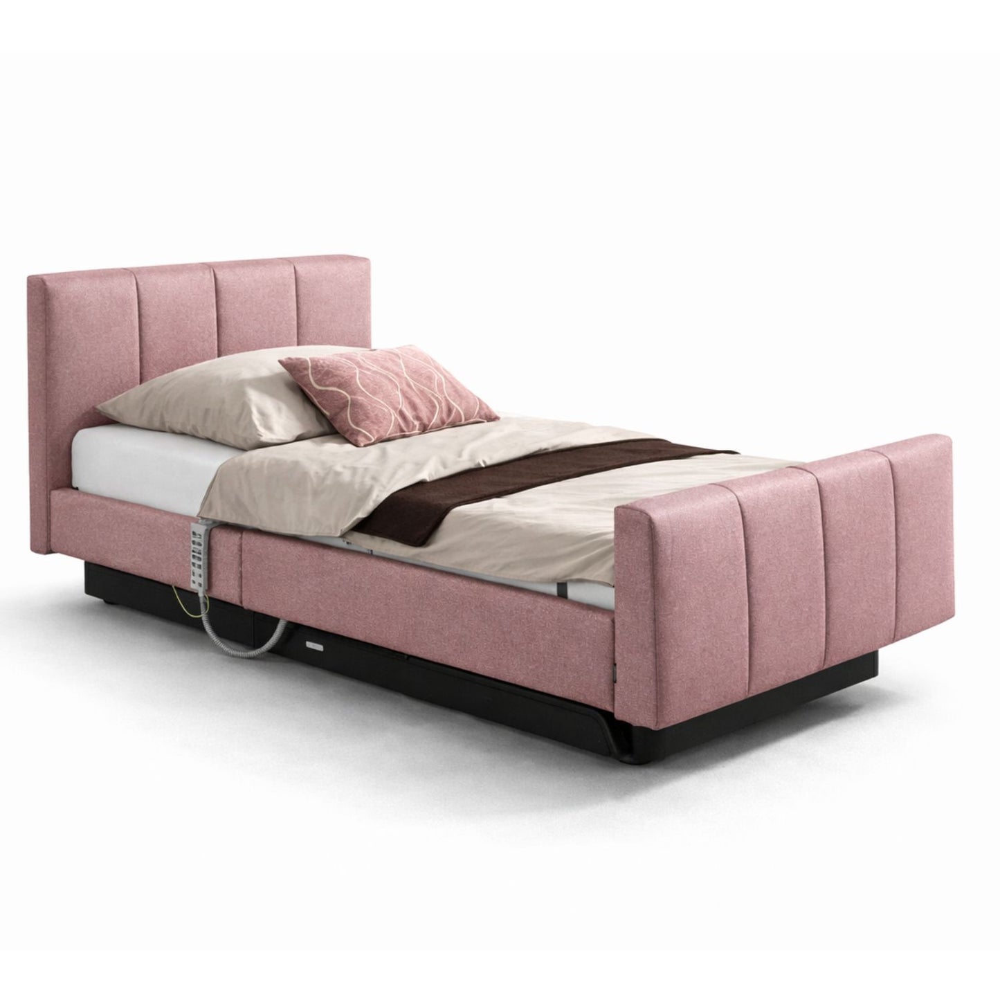 Pflegebett "Libra deluxe", komplett gepolstert, Liegefläche 100 x 200 cm
