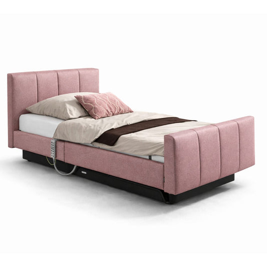 Pflegebett "Libra deluxe", komplett gepolstert, Liegefläche 100 x 200 cm