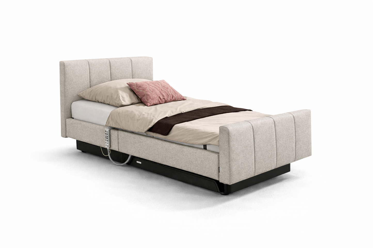Pflegebett "Libra deluxe", komplett gepolstert, Liegefläche 100 x 200 cm