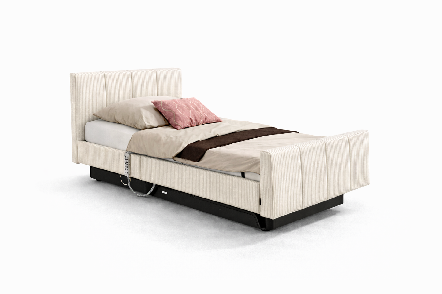 Pflegebett "Libra deluxe", komplett gepolstert, Liegefläche 100 x 200 cm