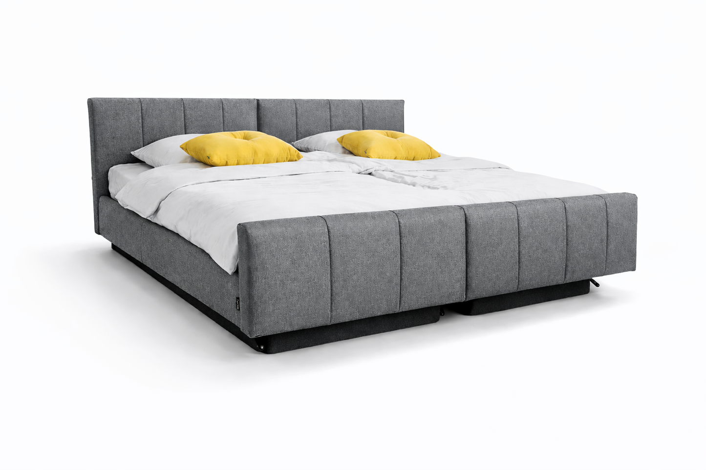 Pflegebett "Libra deluxe", komplett gepolstert, Liegefläche 200 x 200 cm, Partnerbett, Inkontinenzstoff, Vario Safe