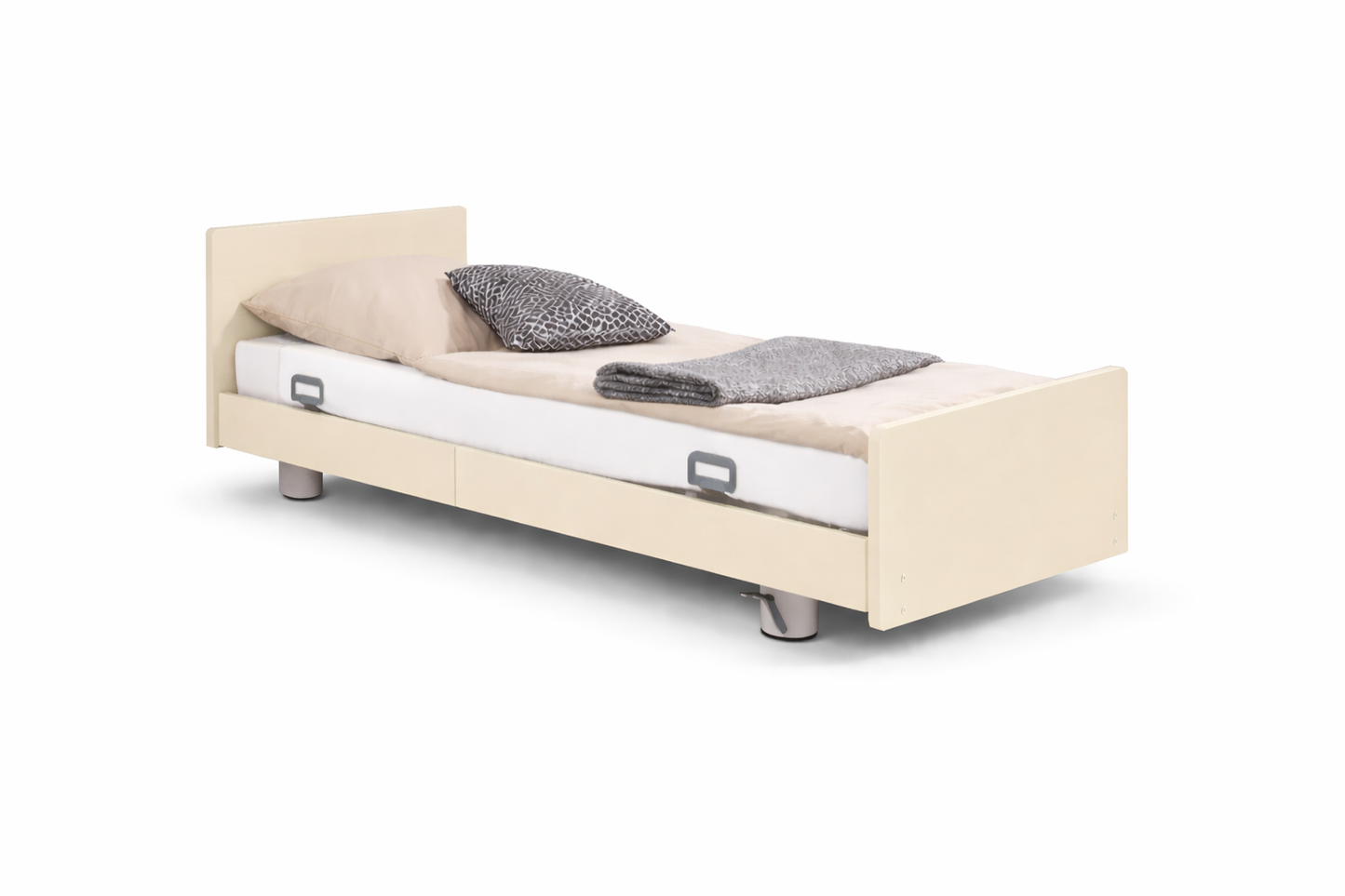 Pflegebett "Libra" mit Holzdekor, Liegefläche 90 x 200 cm, Vario Safe