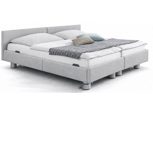 Seniorenbett "Libra", gepolstert, Liegefläche 180 x 200 cm, Partnerbett, Vario Safe